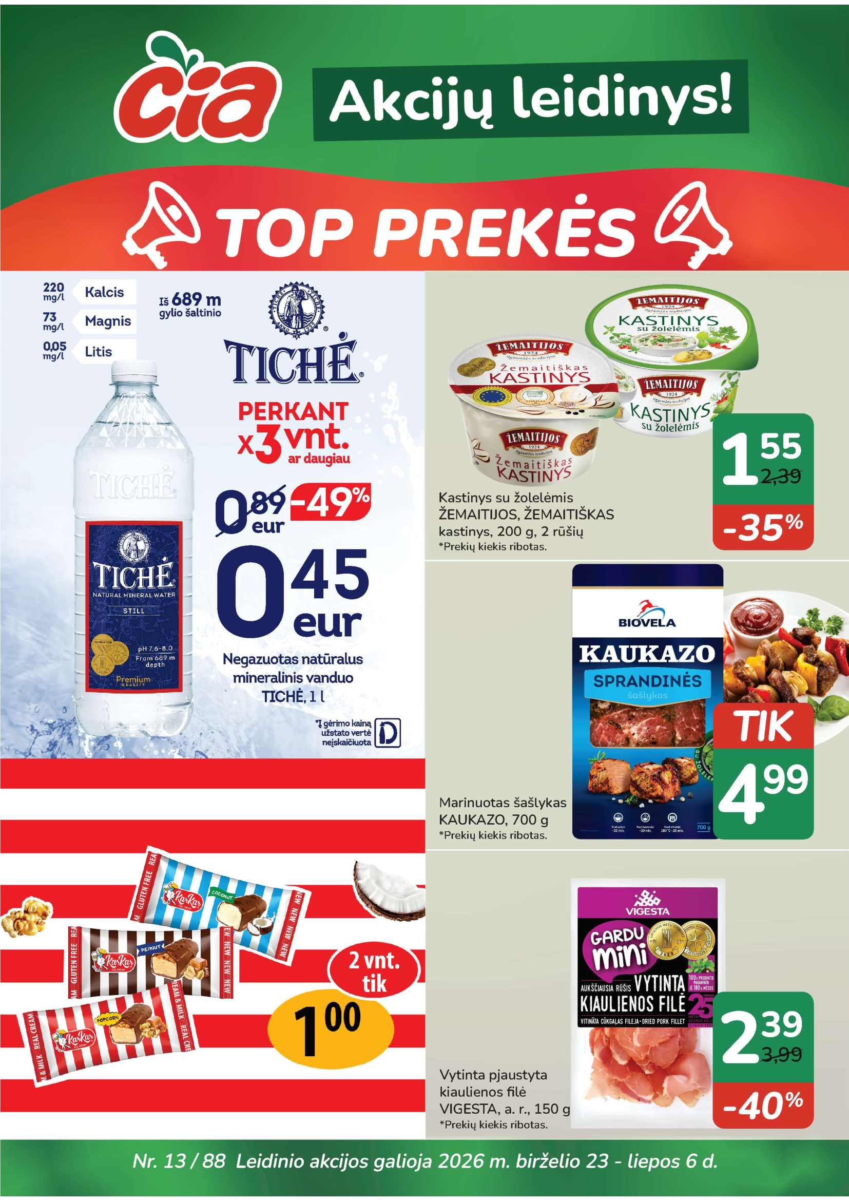 Čia Akcijų leidinys! – 1 puslapis